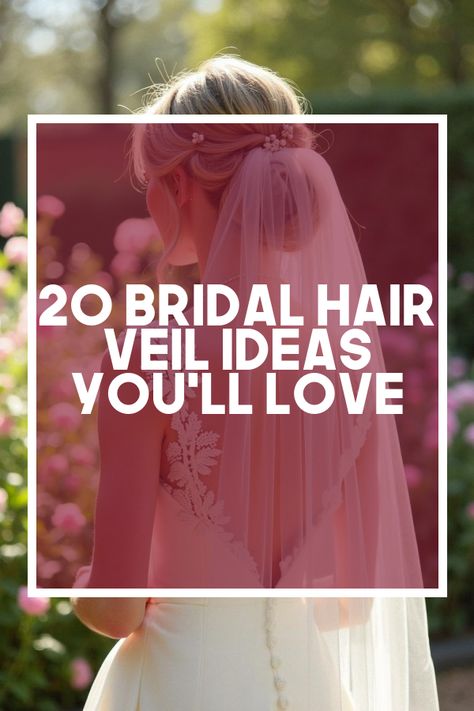 Did you know that the perfect bridal hair veil can transform your entire wedding look? Whether you're dreaming of a classic cathedral style or a whimsical birdcage, discover how to choose a veil that complements your hairdo. From lace to tulle, uncover trending styles and tips that make your entrance unforgettable. Dive into our gallery of 20 stunning wedding photos for endless inspiration on your big day! Bridal Looks With Veil, Wedding Hair With Bangs And Veil, Hair Styles With Veil, Bridal Veils And Headpieces Ideas, Wedding Veil Hairstyles, Bridal Hair Updo With Veil, Wedding Hair With Veil, Veils Bridal Diy, Statement Veil