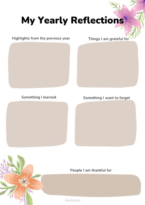 Self Reflection Activities For Adults, Yearly Review Template, End Of Year Reflection Journal Prompts, End Of Year Reflection Questions, 2024 Questions, End Of The Year Reflection, Fitness Programs For Women, End Of Year Reflection, Year End Review