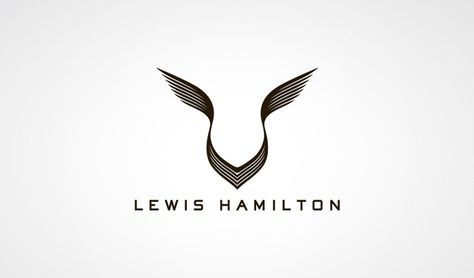 Lewis Hamilton Lewis Hamilton Inspired Tattoo, Lewis Hamilton Signature, Lewis Hamilton Tattoo Ideas, Lewis Hamilton 44 Logo, Lewis Hamilton Tattoo, Lewis Hamilton Logo, Athlete Logo, Hamilton Logo, Logo Wings