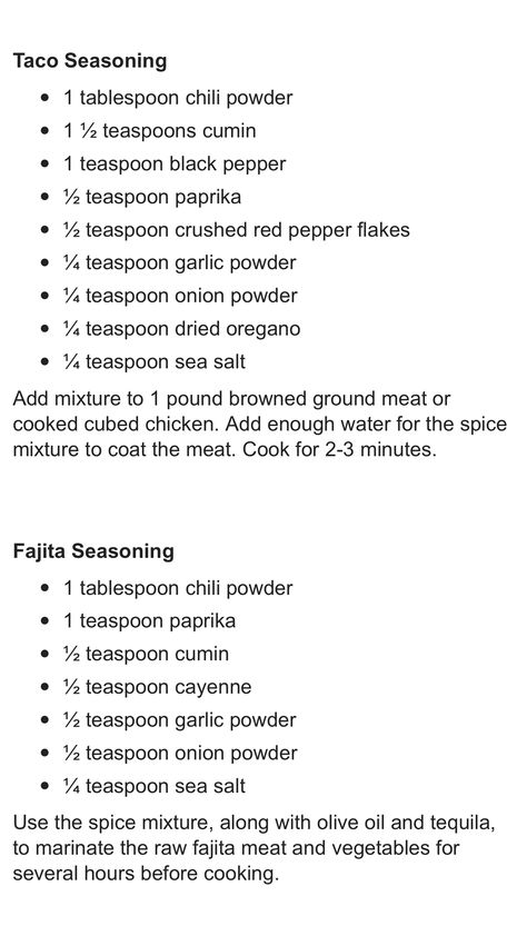 Fajita Seasoning Recipes, Taco Seasoning Recipe Homemade, Fahijatas Seasoning Recipe, Fajita Recipe Seasoning, Homemade Taco Seasoning Easy, Fajitas Seasoning Recipe, Authentic Taco Seasoning, Chicken Fajitas Seasoning Recipe, Authentic Mexican Taco Seasoning