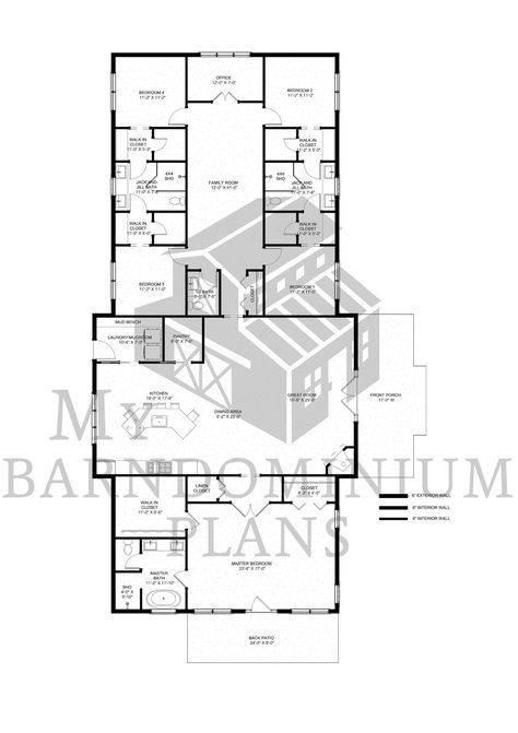 The Lancaster Plan 5 Bedroom Barndominium Floor Plan - Etsy 5 Bed 3 Bath Barndominium, 5 Bedroom House Floor Plan One Level Barndominium, 5 Bedroom Barndominium Ideas, 50x40 Barndominium Floor Plans, Home Must Haves Building, 5 Bedroom Barndominium Floor Plans 2 Story, 5 Bedroom House Floor Plan One Level, 5 Bedroom Barndominium Floor Plans, 5 Bedroom Floor Plans