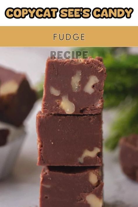 This See’s Candy Fudge recipe is the perfect way to recreate that iconic treat at home. Made with rich chocolate, evaporated milk, and a touch of vanilla, this fudge is as decadent as the classic See’s original recipe we all know and love. Fudge Recipes Jet Puff, Choc Fudge Recipe Condensed Milk, Fudge With Evaporated Milk Easy, See’s Fudge Recipe, Sees Candy Fudge Recipe, Fudge Recipes Evaporated Milk, See’s Candy Fudge Recipe, Fudge Made With Evaporated Milk, Condensed Milk Fudge Recipes