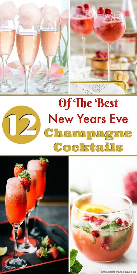 Champagne Drinks New Years Eve, New Year’s Eve Champagne Drinks, Easy New Year’s Eve Cocktails, New Year’s Eve Cocktails For A Crowd, New Years Cocktails For A Crowd, New Year’s Eve Cocktail Ideas, Nye Drinks For A Crowd, New Year’s Eve Drink Ideas, Nye Drink Recipes