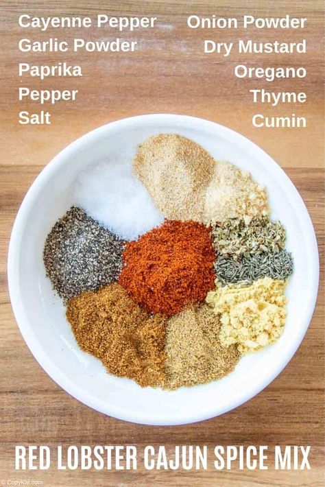 Red Lobster Cajun Spice Mix has a perfect blend of herbs and spices for ultimate flavor. Get the easy copycat recipe to make a homemade Cajun spice seasoning that's so much better than store-bought. Great for chicken and shrimp. #cajun #southernfood #spice #seasoning #redlobster #copycat #copycatrecipes Gluten Free Sugar Free Recipes, Recipes Dips, Fajita Seasoning Recipe, Fajita Seasoning Mix, Cajun Spice Mix, Cooked Shrimp, Homemade Fajita Seasoning, Shrimp Seasoning, Fajita Recipe