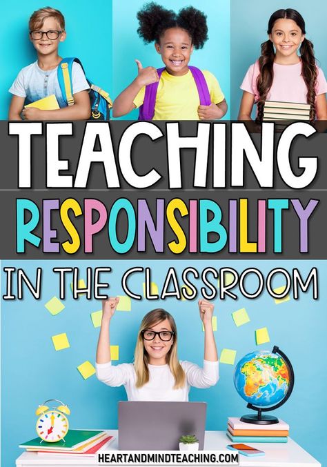 Teaching Responsibility In The Classroom, Teaching Kids Responsibility, Games To Teach Responsibility, Teaching Responsibility To Kids, Responsibility Activities For Elementary, Responsibility Lessons Elementary, Responsibility Crafts For Kids, Teaching Responsibility Activities, Responsibility Activities For Kids