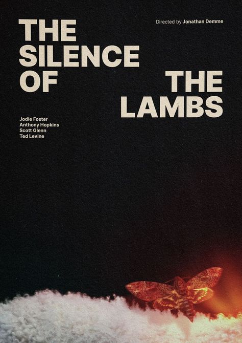 Silence Of The Lambs Poster, Cinematic Poster, Pop Culture Posters, Clarice Starling, The Others Movie, Alternative Posters, The Silence Of The Lambs, Echo And The Bunnymen, Film Critic