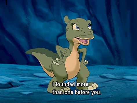 Ducky The Land Before Time, Ducky Land Before Time, Land Before Time Ducky, Dinosaurs Tv Series, Dinosaurs Tv, Time Meme, The Land Before Time, Land Before Time, Cartoon Painting