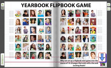 Flipping Out: How Adding a Flipbook Brings Fun to Your Yearbook Pages Graduation Book Ideas, Senior Yearbook Page, Elementary Yearbook Ideas, Elementary Yearbook, Yearbook Page Ideas, Yearbook Spread Ideas, School Layout, Yearbook Class, Yearbook Spreads