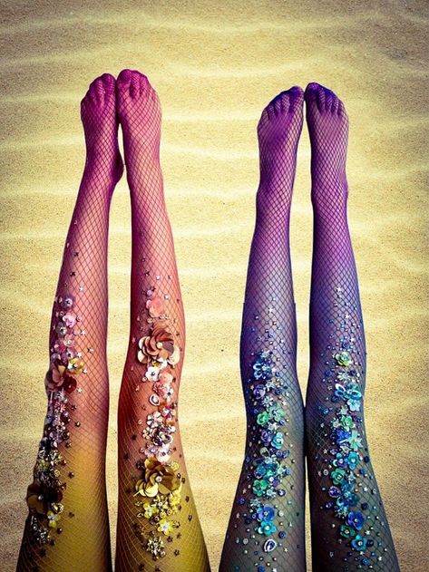 Mermaid Fishnet & Sheer Colored Tights with Seashell & Flower Detail | Mermaid Motel Aesthetic | Mermaid Accessory Ideas | Mermaid Leggings Motel Aesthetic, Mermaid Motel, Aesthetic Mermaid, Mermaid Accessories, Mermaid Leggings, Mermaid Outfit, Accessory Ideas, Colored Tights, Mermaid Inspired