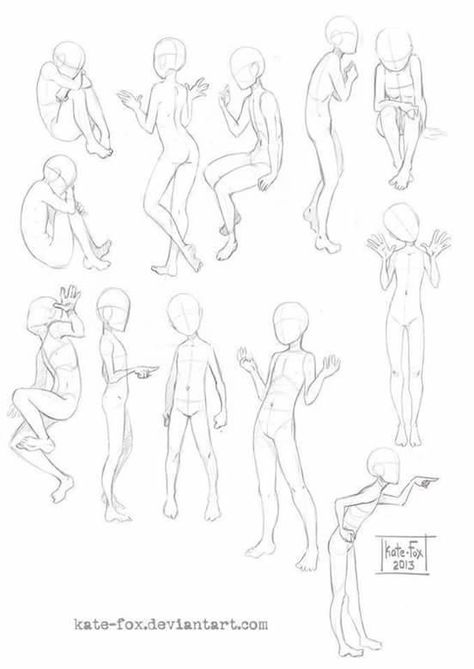 Drawing Body Poses, Sketches Of People, Human Figure Drawing, Body Reference Drawing, Sketches Tutorial, Body Drawing, Figure Drawing Reference, Anime Drawings Tutorials, Body Poses