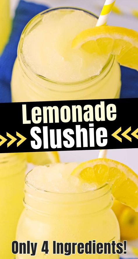 How To Make A Slushy, Diy Slushies Recipes, Ninja Slushie Machine Recipes, Blender Drink Recipes, Ninja Slushie Recipes, Healthy Slushies, Slushy Recipes, Icee Slushie, Lemonade Slushie Recipe