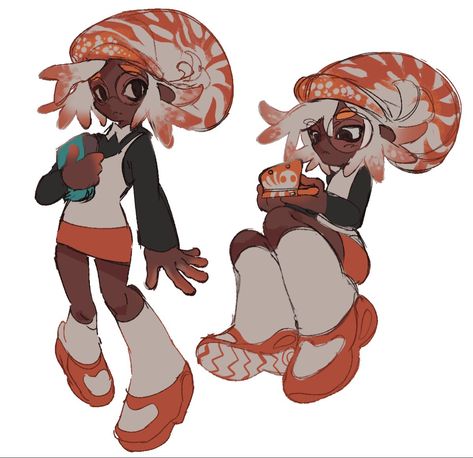 Oc Concept, Splatoon Oc, Splatoon 2 Art, Swag Art, Cute Art Styles, Character Design References, Art Inspiration Drawing, Funky Art, Splatoon