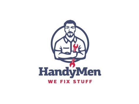 Handy Man Logo, Handyman Logo, Handy Man, Online Logo, Man Logo, Global Community, Creative Professional, Logo Design, ? Logo