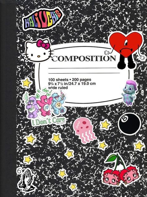 Composition Notebook Iphone Wallpaper, Ipad Wallpaper Composition, Cute Notebook Wallpaper, Composition Notebook Covers Aesthetic, Composition Notebook Wallpaper Iphone, Decorated Composition Notebooks, Composition Notebook Stickers, Composition Notebook Wallpaper Ipad, Notebook Ipad Wallpaper