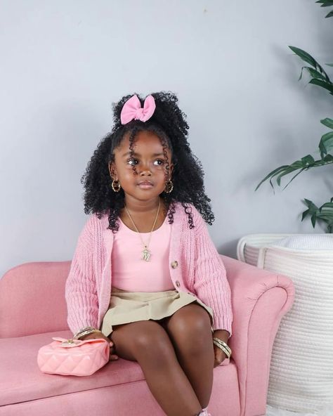 Black Daughter Hairstyles, Black Toddler, Chocolate Babies, Cute Black Babies, Beautiful Black Babies, Black Babies, Girl Mom