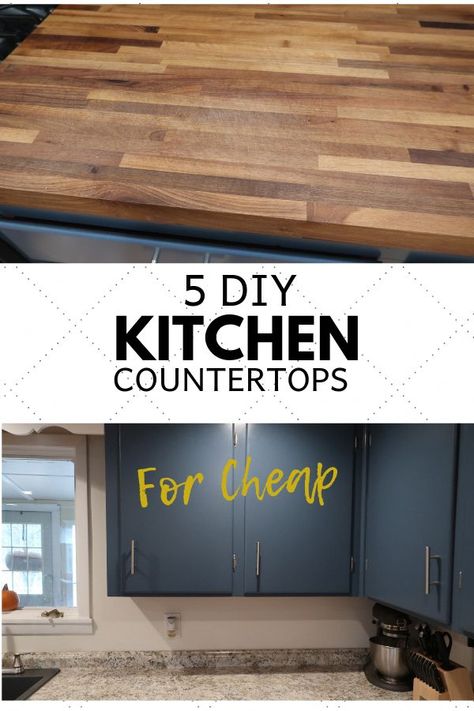 Kitchen Renovation Diy Ideas, Diy Kitchen Makeover Ideas, Diy Kitchen Makeover, Bathroom Diy Ideas, Kitchen Diy Ideas, Diy Kitchen Ideas, Diy Kitchen Countertops, Cheap Countertops, Kitchen Makeover Ideas