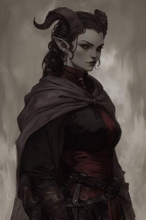 Tiefling Rogue Teifling Warlock Female Dnd, Dnd Scout, Tiefling Princess, Gray Tiefling, Dnd Tiefling Art, Satyr Rogue, Female Tiefling Rogue, Rogue Dnd Character Design, Tiefling Female Rogue