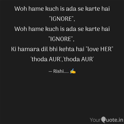 Ignore #shayari #love #poetry #quotes #thoughts #lifequotes #life #shayarilover #shayarilove #shayariquotes #shayari143 #loveyourself #lover #loved #tehzeebhafi #tehzeebhafipoetry #alizaryoun #alizaryounpoetry #rahatindori #hindishayari #yourquote Ignore Shayari, Cherry Blossom Bedroom, Dare Questions, Cute Attitude Quotes, Love Poetry, Quotes Thoughts, Best Love Lyrics, Attitude Quotes, Poetry Quotes