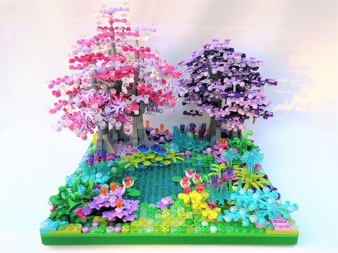 Magic Fairy Garden | Bright and sparkly with a sprinkling of… | Flickr Lego Fairy House, Lego Fairy Garden, Halloween Legos, Lego Fashion, Lego Fairy, Lego Garden, Lego Plants, Lego Plans, Pc Building