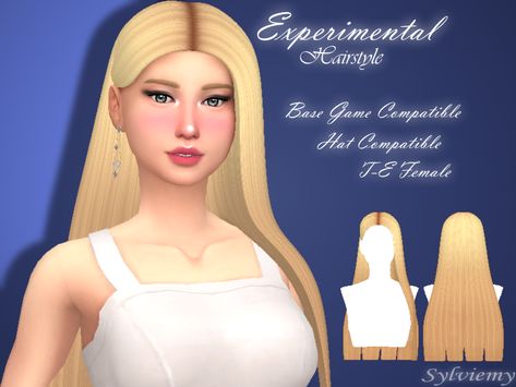 Sims 4 Cc Very Long Hair Maxis Match, Sims 4 Cc Long Wavy Hair Maxis Match, Sims 4 Long Straight Hair Maxis Match, Maxis Match Straight Hair, Sims 4 Cc Maxis Match Hair Fringe, Female Base, Sims 4 Toddler Clothes, Maxis Match Cc, Night Hairstyles