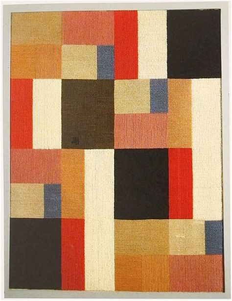 Bauhaus Textiles, Sophie Taeuber, Sonia Delaunay, Quilt Modernen, Action Painting, Art Textile, Tapestry Weaving, Op Art, Art Movement