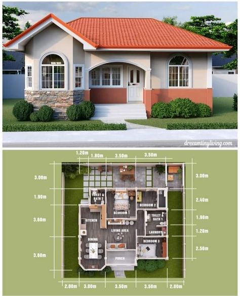 3 Bedroom Bungalow Floor Plans Philippines, Bungalow Philippines, 3bedroom House Plans Modern Bungalow, 3bedroom House Plans Modern, 3 Bedroom Bungalow Floor Plans, Simple Bungalow House Designs, House Plans Modern, Modern Bungalow House Plans, Small House Blueprints