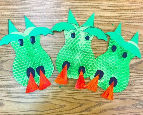 A Dragon Head Craftivity! (FREEBIE!) Dragon Crafts Preschool Fairy Tales, Fairy Tale Crafts Preschool Art Projects, Fire Breathing Dragon Craft, Fantasy Crafts For Toddlers, Fairy Tale Toddler Crafts, Fairy Tail Crafts Preschool, Fairy Tale Activities For Toddlers, Fairy Tails Preschool Activities, Fairy Tale Art Projects For Kids