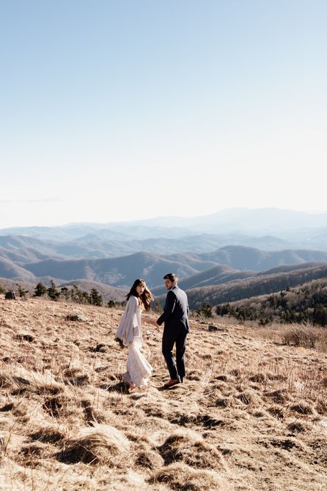 Couples Posing Ideas, Epic Elopement, Bride and Groom, Mountain Elopement, Mountain Wedding, Epic Wedding, Wedding Ideas, Wedding Inspiration, Couples Outfit Ideas, North Carolina , Tennessee Weddings, California Wedding Ideas, Smokey Mountains National Park, Roan Mountain, mountain overlook, max patch Roan Mountain Wedding, Smokey Mountain Elopement, Smokey Mountains National Park, Epic Elopement, Roan Mountain, Elopement Bride, Mountains Wedding, Photography Tips Iphone, Couple Outfit Ideas