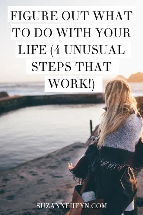 Figure out what to do with your life (4 unusual steps that work!) – Suzanne Heyn Finding Purpose In Life, Your Life, Vie Motivation, Finding Purpose, Lose 40 Pounds, Done With You, Self Care Activities, Emotional Healing, Life Purpose