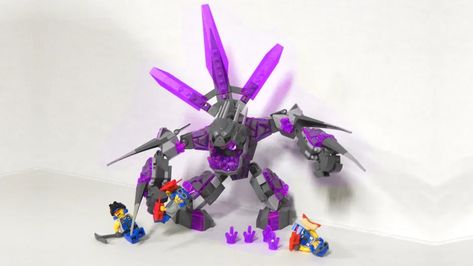 LEGO IDEAS - Power Miners: Crystal Queen Lego Crystal, Lego Power Miners, Lego Creatures, Lego Alien, Space Themes, Lego Spaceship, Hero Factory, Amazing Lego Creations, Lego Space