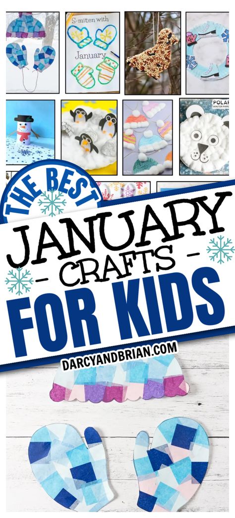 Looking for some fresh and creative January crafts for preschoolers? As we step into the New Year, it’s the perfect time to explore these exciting craft projects. These winter crafts for kids are sure to keep little hands busy and minds engaged. Arts And Crafts For January, January Art Projects For Kindergarten, Craft Ideas For January, January Projects For Preschoolers, Winter Penguin Craft, Preschool Crafts For January, Crafts For January For Kids, January Activities For Kids Lesson Plans, Winter Theme Crafts Preschool