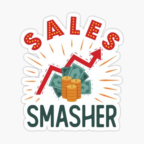 This cool salesman design is perfect for men or women who break sales records. Perfect for an excellent salesperson, sales rep or sales representative. Grab one for anyone who great at developing business and selling products. • Millions of unique designs by independent artists. Find your thing. Sales Representative, Selling Products, Science Poster, Sticker Design, Sell Your Art, Stranger Things Fanart, Independent Artist, Vinyl Sticker, Unique Designs