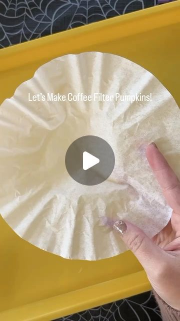 Megan Morris on Instagram: "Coffee Filter Pumpkin 🎃

Trim a coffee filter into the shape of a pumpkin, color it with washable markers, spray with water, let dry, add a stem… and you’ve got the prettiest pumpkins you’ll ever see! Make them spooky by drawing Jack-o-lantern faces, or leave them blank for the perfect fall craft. 

Give it a try and let me know how it goes! 🎃

Ps: you can totally do this as an apple if you’re looking for a quick and easy craft for your Johnny Appleseed day 🍎😉

@lakeshorelearning @crayola @targetteachers 

#upandawayinprek #iteach #iteachtoo #iteachprek #iteachpreschool #iteachk #iteachfirst #iteachkindergarten #iteachkinder #iteachsecond #iteachthird #iteachfourth #iteach456 #homeschool #teachersofinstagram #teachersfollowteachers #teachersforteachers #teac Fall Craft With Coffee Filter, Coffee Filter Fall Leaves, Pumpkin Crafts For Preschoolers, Johnny Appleseed Day, Fall Crafts For Toddlers, Parts Of A Pumpkin, Coffee Filter Crafts, Johnny Appleseed, October Crafts