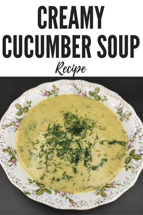 Creamy Cucumber Soup, Hot Cucumber Soup, Cucumber Soup, Cooked Cucumber, Beer Soup, Dill Pickle Soup, Roasted Potatoes And Carrots, Vegetable Chips, Creamy Cucumbers