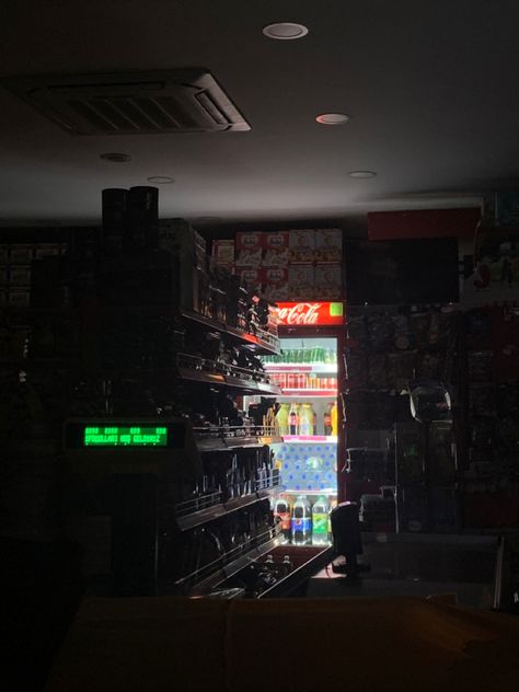 Dark Store Aesthetic, Dark Grocery Store Aesthetic, Neon Supermarket, Corner Shop Aesthetic, Dystopia Aesthetic, After Hours Aesthetic, Supermarket Aesthetic, Among The Sleep, Horror Images