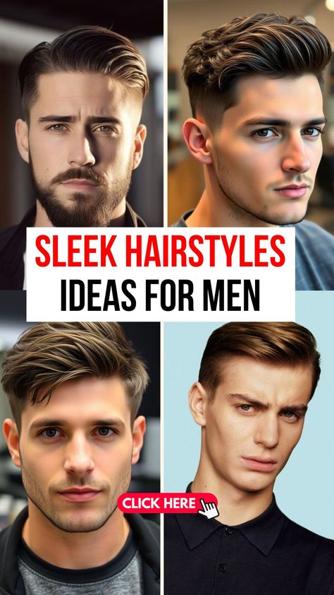 18 Best Hairstyles for Men with Straight Hair for a Sleek Look Mens Hairstyles Vintage, Hairstyle Men Straight Hair, Men’s Hairstyles For Straight Hair, Haircut For Men With Straight Hair, Haircuts For Men With Straight Hair, Slicked Back Hair Men, Men Straight Hair, Comb Over Men, Mens Straight Hair