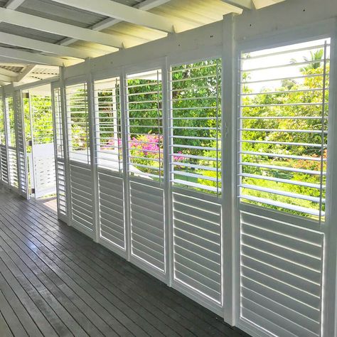 Contemporary Shutters, Traditional Shutters, Layered Shades, Outdoor Shutters, Smart Blinds, Motorized Blinds, My French Country Home, Enclosed Patio, Aluminum Blinds