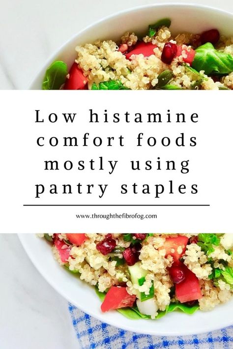 Low Histamine Dinner, Low Histamine Recipes, Comfort Food Dinners, Histamine Foods, Garbanzo Bean Recipes, High Histamine Foods, Low Histamine Foods, Histamine Diet, Autoimmune Recipes