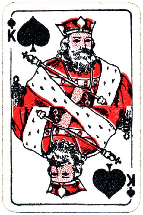 Bornespillekort Denmark King of spades King Card Aesthetic, King Of Spades Card, King Playing Card, King Card, King Of Spades, Playing Card, Vintage Cards, Denmark, The Dreamers