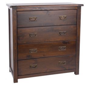 Denver 2 Drawer Wardrobe | Big Furniture Warehouse Dark Wood Dresser, Dark Wood Bedroom, Pine Bedroom Furniture, Pine Dresser, 4 Drawer Chest, Bedroom Chest Of Drawers, Bedroom Drawers, Wood Bedroom Furniture, Colonial Design