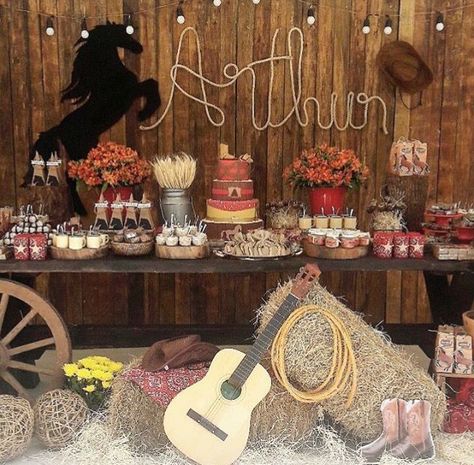 Sweet 16 Party Ideas: 16 Amazing Teen Party Themes Candy Bar Vaquero, Pbr Birthday Party, Girls 16th Birthday Party Ideas, 16th Birthday Party Ideas, Teen Party Themes, 16 Party Ideas, Sweet 16 Party Ideas, Cowboy First Birthday, Fall Festival Decorations