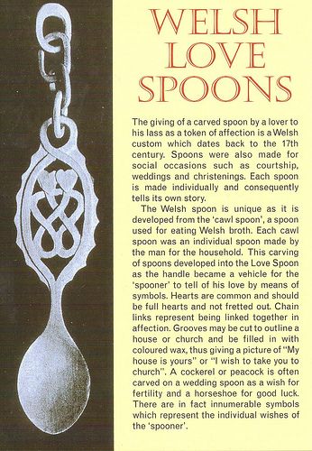 Welsh Love Spoon-we visited where they make the Love Spoons. The history behind this was very interesting, have a very pretty spoon hanging on my wall from our trip. Wales Culture, Welsh Culture, Welsh Heritage, Welsh Ancestry, Learn Welsh, Celtic Jewellery, Welsh Love Spoons, Welsh Language, The Storyteller