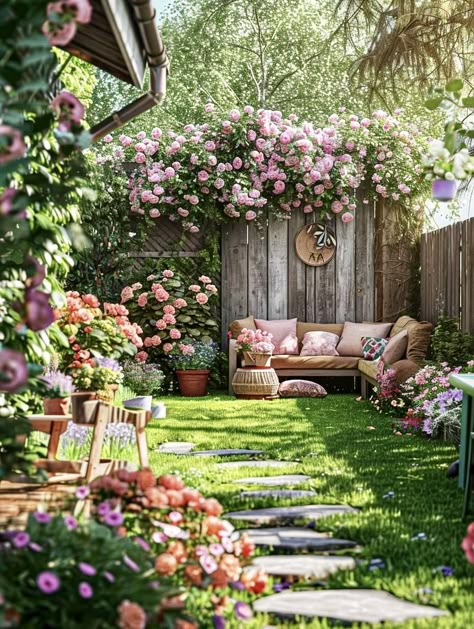 Backyard Designs, Cottage Garden Design, Have Inspiration, Garden Yard Ideas, Courtyard Garden, Garden Cottage, Garden Spaces, Backyard Decor, Backyard Design