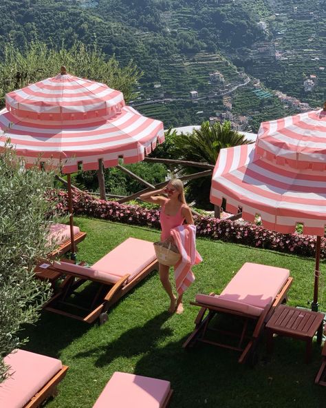 Barbie Instagram, Hotels In Paris, Barbie Summer, Leonie Hanne, Pink Cadillac, Pink Summer Dress, Romantic Escapes, Malibu Barbie, Italy Aesthetic