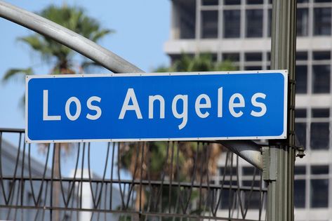 Los Angeles Street, Los Angeles Neighborhoods, Beautiful California, Los Angeles Real Estate, Signing Table Wedding, Pet Friendly Hotels, Sign Company, City Of Angels, Service Station