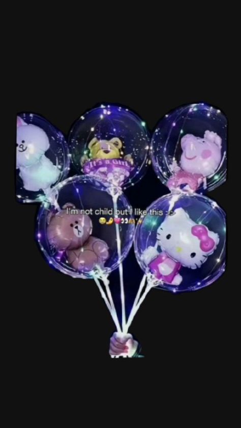 Jhilimili Balloon, Clear Balloons With Lights, Sabar Wallpaper, Balloons With Lights, Light Balloons, Creative Instagram Names, Clear Balloons With Confetti, Story In Pictures, Bobo Balloons