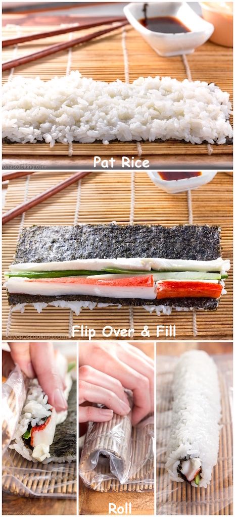 An easy tutorial in how to make sushi! A sushi rolls recipe can be so broad in selection as there are so MANY ways to fill them! But if you master the sushi rice the fillings are really just of preference. You don’t need to be a chef or have fancy fillings to make sushi rolls from home. How To Roll Sushi, Sushi Rolls Recipe, Homemade Sushi Rolls, Sushi Fillings, Sushi Recipes Homemade, Dessert Sushi, Sushi Roll Recipes, Make Sushi, Sushi At Home