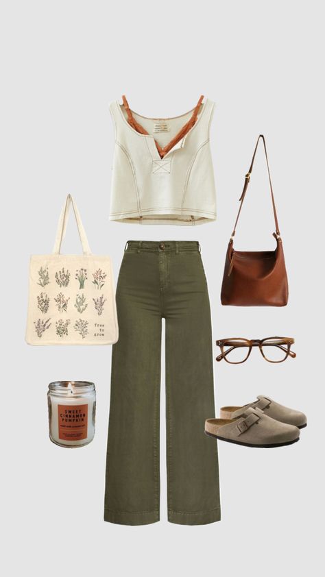 Fall Outfit Inspiration #falloutfits #outfitinspiration #outfitideas #outfitplanning #outfitidea Granola Outfits, Surfergirl Style, Farmers Market Outfit, Market Outfit, Spring Basics, Outfit Ideas 2024, Outfit Blazer, Fall Outfit Inspiration, Earthy Outfits