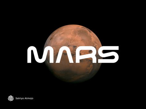 Mars Logo Design, Space Agency Logo, Ln Logo, Mars Logo, Space Logo Design, Typo Logo Design, Space Font, Logo Challenge, Japan Ad