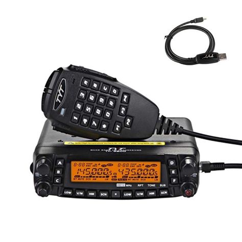 TYT TH-9800 Quad Band 50W Cross-Band Mobile Car Ham Radio Black Mobile Car, Qrp Ham Radio, Two-way Radios, Dual Band, Office Phone, Car Electronics, Alex Turner, Ham Radio, Walkie Talkie